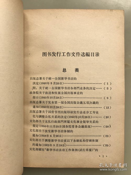 早期出版史料 1964年新華書店總店編印內部資料 圖書發行工作文件選編 1950 1963年.... ....32開 374頁一冊全 品佳稀見